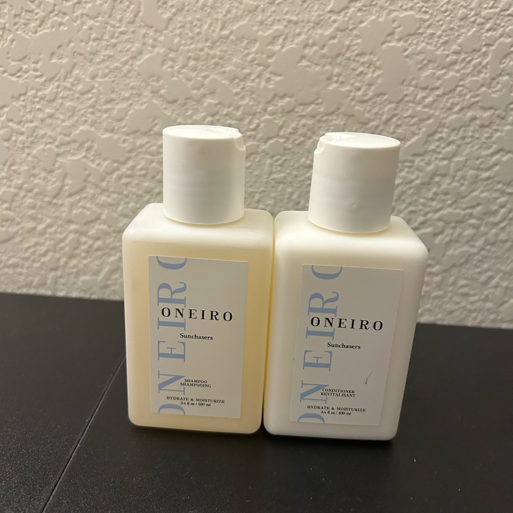 Oneiro Hydrating Shampoo & Conditioner Travel both 3.4 Fl oz